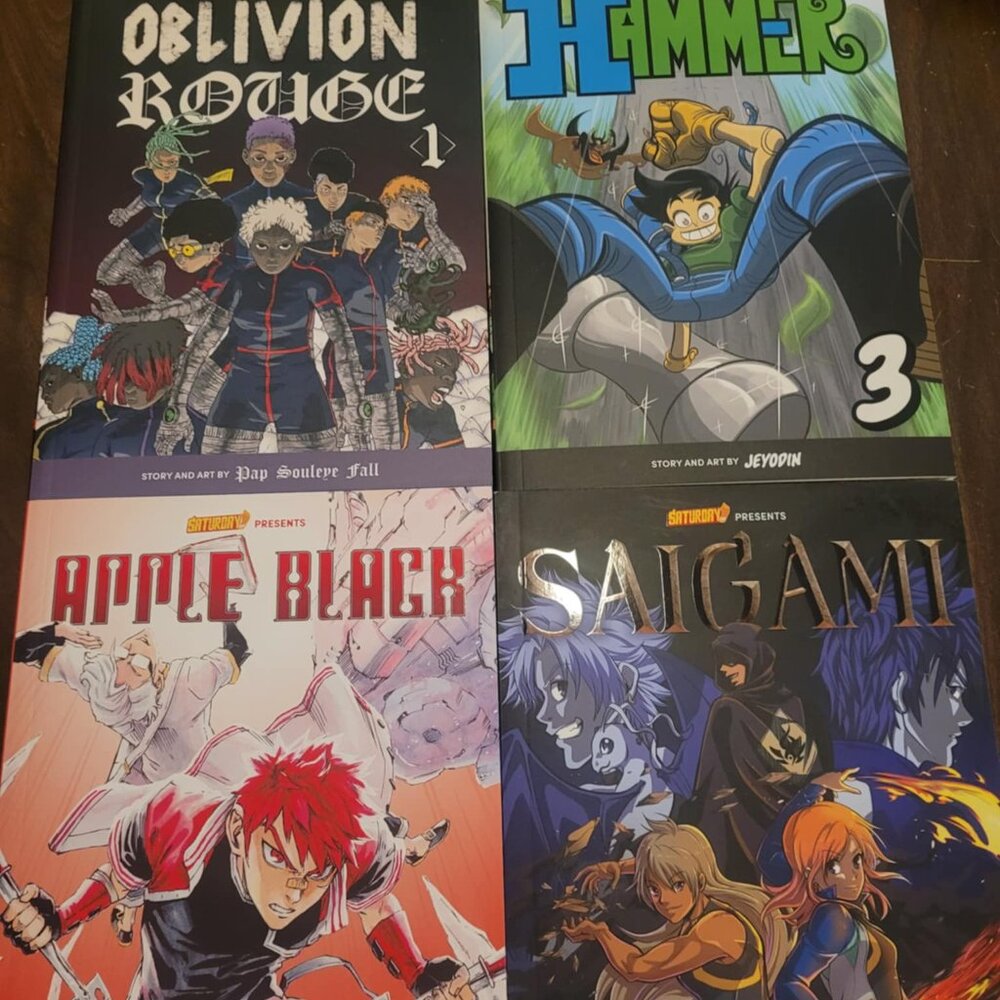 4 Brand New Magna Books Oblivion Rouge Hammer Apple black Saigami